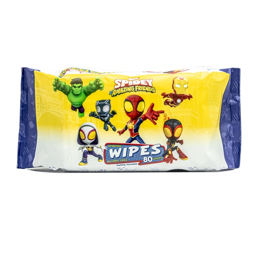 WIPES SPIDEY-FRIENDS 80U