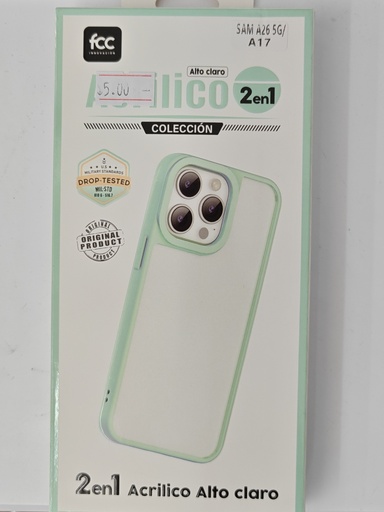 COVER ACRILICO CON BORDE COLORES A26