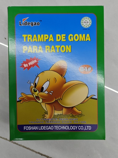 CAJA TRAMPA GOMA PARA RATON 20U B4