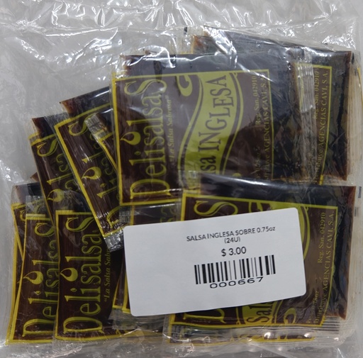 SALSA INGLESA SOBRE 0.75oz (24U)