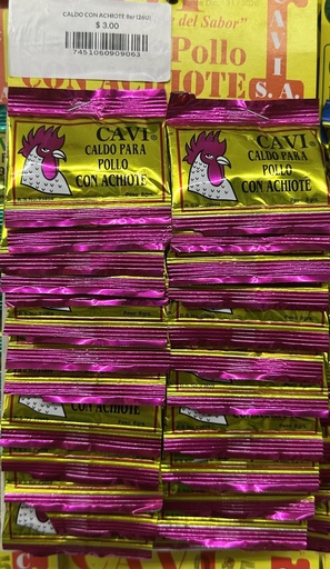 CALDO CON ACHIOTE 8gr (26U)