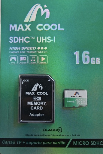 MICRO SD MAXCOOL 16GB 
