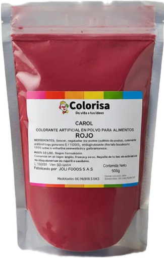 COLORISA ROJO FRESA 500G