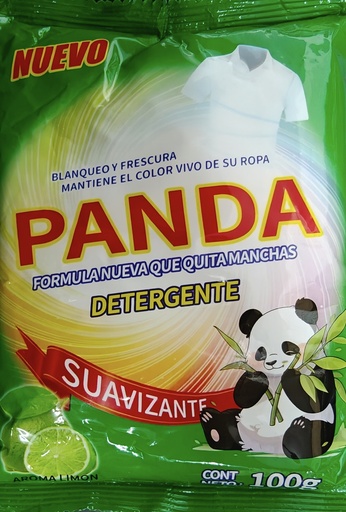 DETERGENTE PARA ROPA PANDA 100G VERDE