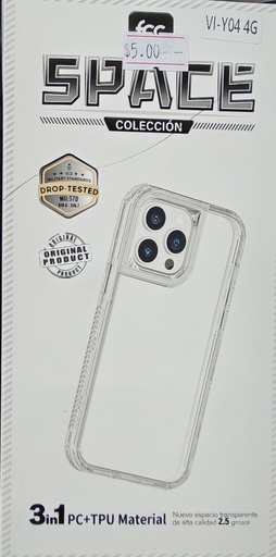 FCC COVER TRANSPARENTE DE COLORES VI-Y04 4G