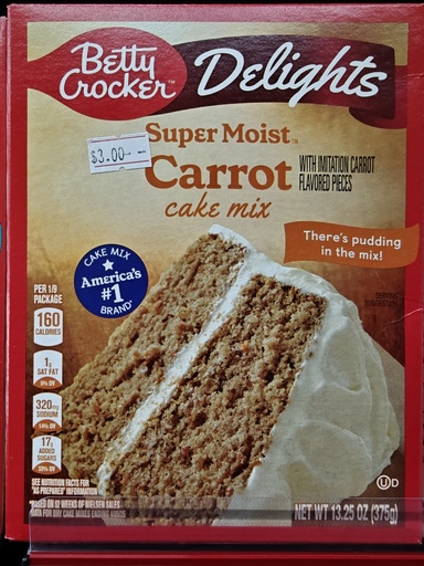 BC CAKE MIX CARROT 375G
