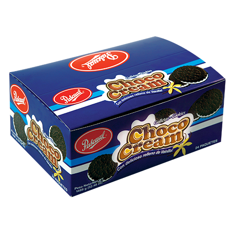 CAJA CHOCO CREAM COOKIES 24U