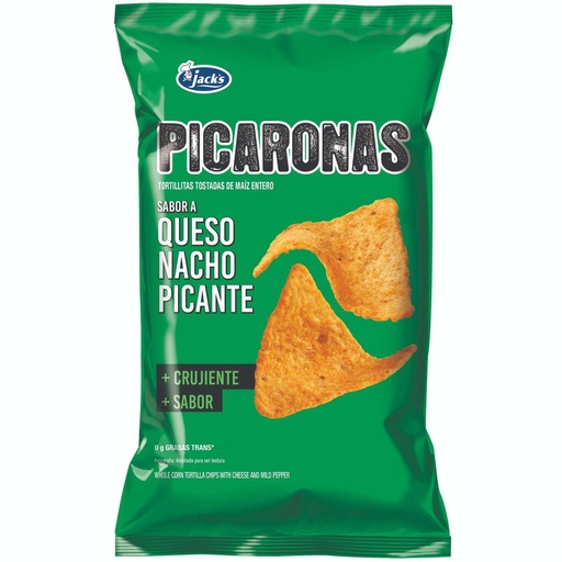PICARONAS QUESO NACHO PICANTE 75G