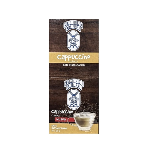 CAJA CAFE CAPPUCCINO EL MOLINO 10U