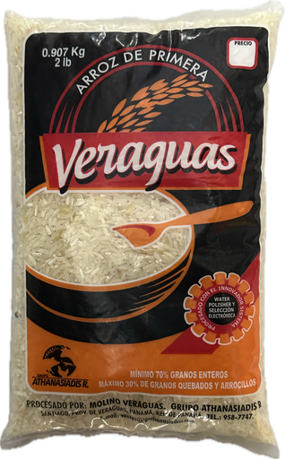 [VERAGUA] BULTO ARROZ VERAGUAS 2LB 25U