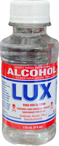 ALCOHOL LUX 4oz CAJA 36UND