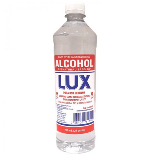 ALCOHOL LUX 24oz CAJA