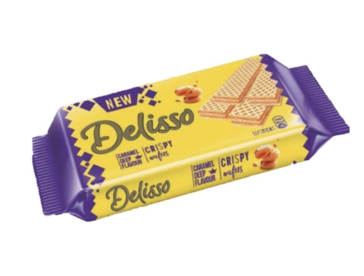 CAJA DELISSO WAFER CARAMEL 24U