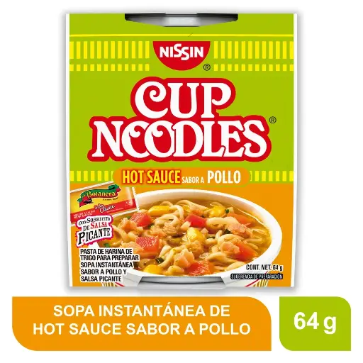 CAJA SOPA NISSIN POLLO PICANTE 12U