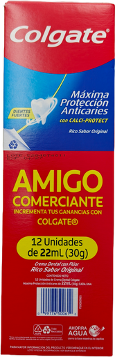 CAJA COLGATE 22ML 12U