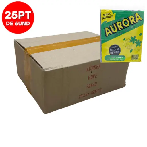 CAJA BOLSA DE BASURA 32X40 (25P)