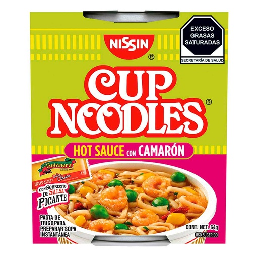 SOPA VASO NISSIN HOT CAMARON