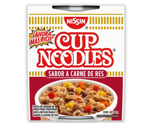 SOPA VASO NISSIN CARNE