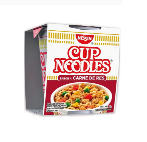 CAJA SOPA CARNE NISSIN 12U