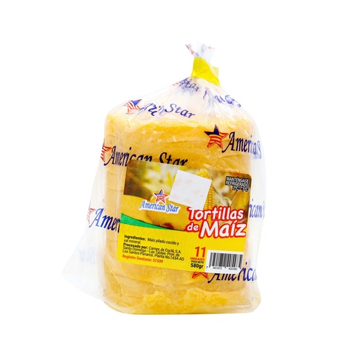 TORTILLA DE MAIZ AMERICAN STAR (11U)