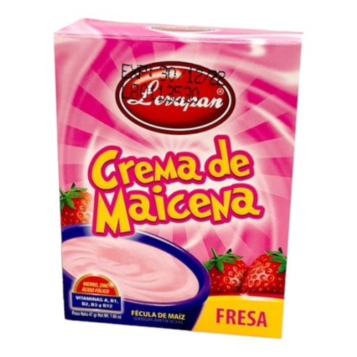 CREMA DE MAICENA FRESA 47G