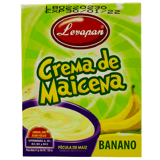 CREMA DE MAICENA BANANO 47G