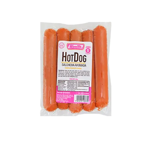 SALCHICHA HOTDOG JUMBO RIMITH (5U)