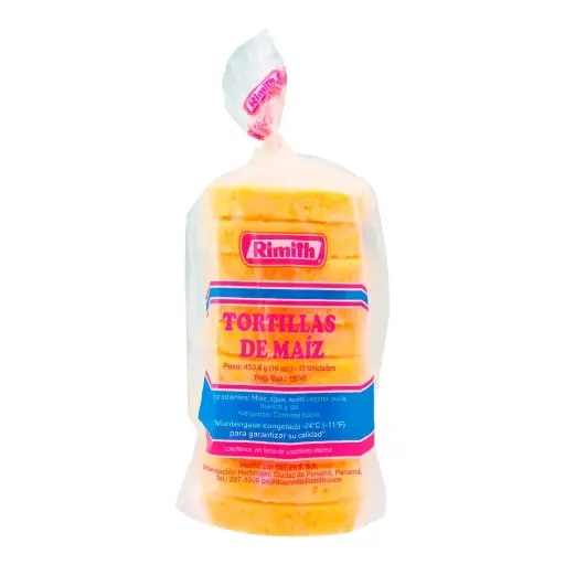 TORTILLA DE MAIZ RIMITH CHICA