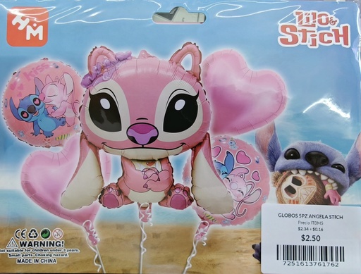 GLOBOS 5PZ ANGELA STITCH (MS-73-176)