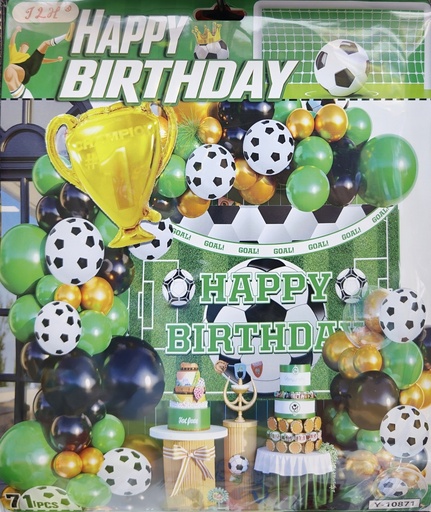 ARCO DE FOOTBALL 71PCS (MS-75-217)