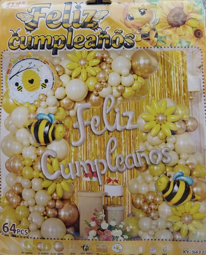 ARCO DE GLOBOS DE ABEJA (MS-75-243)
