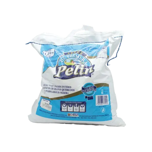 SACO ARROZ PELIN AZUL 25LB