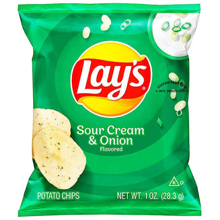 LAYS SOUR CREAM & ONION