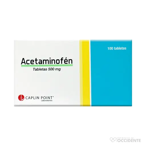 ACETAMINOFEN TABLETAS 500mg 