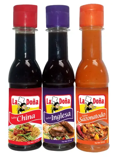 SALSA TRIO LA DOÑA 163ML 3U