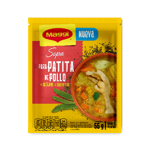 SOPA MAGGI PATITA DE POLLO 55G