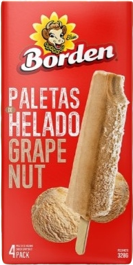 CAJA PALETA DE HELADO BORDEN GRAPE NUT 4U