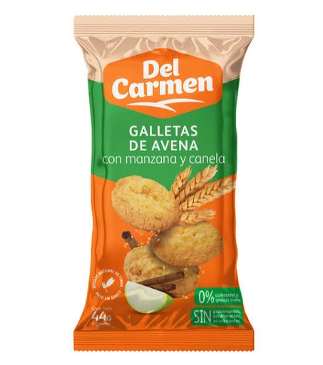 GALLETA DEL CARMEN MANZANA CON CANELA 44G