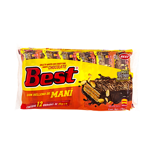 BEST RELLENO DE MANI 12U