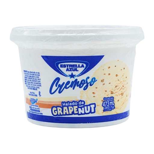 HELADO GRAPENUT ESTRELLA AZUL 473ML
