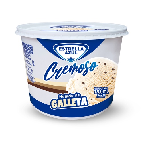 HELADO GALLETA ESTRELLA AZUL 1700ML