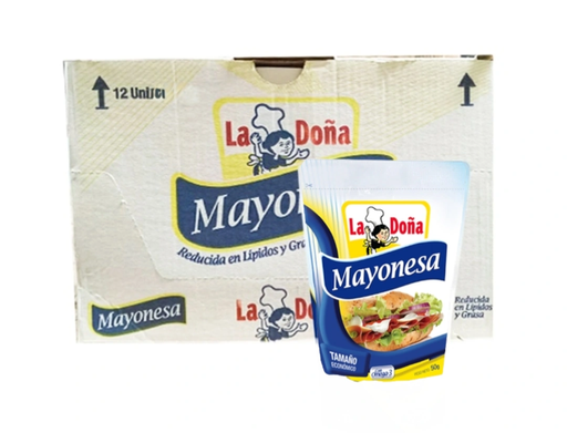 MAYONESA LA DOÑA 50G DISPLAY 12U
