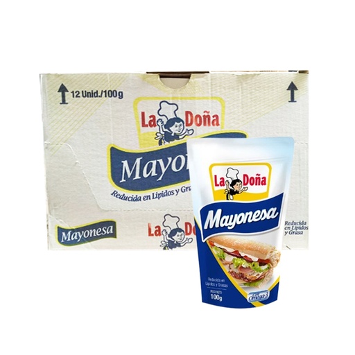 MAYONESA LA DOÑA 100G DISPLAY 12U