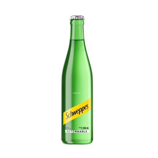SCHWEPPES GINGER ALE 12OZ VIDRIO
