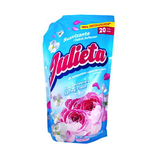 SUAVIZANTE JULIETA 800ML