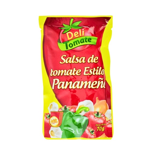 SALSA ESTILO PANAMEÑO DELI TOMATE 70G