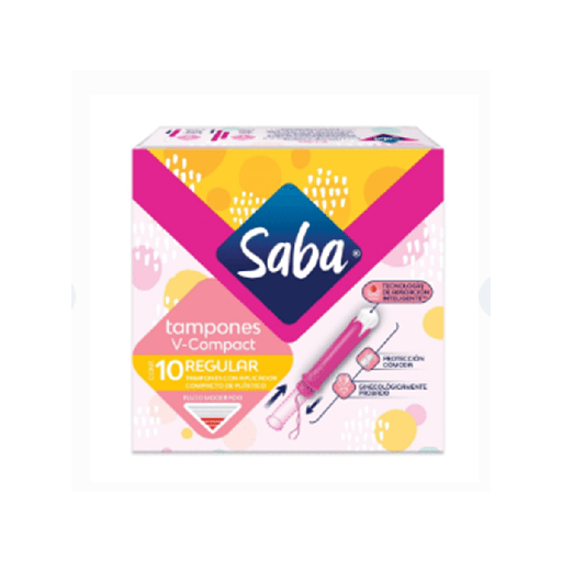 SABA TAMPONES V-COMPACT REGULAR 10PZ