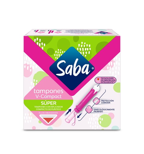 SABA TAMPONES V-COMPACT SUPER 10PZ
