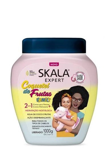 TRATAMIENTO CAPILAR SKALA  COQUETEL DE FRUTAS 1000G
