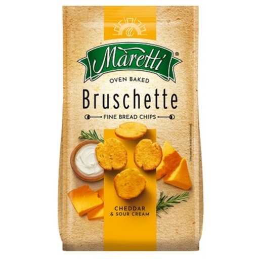 BRUSCHETTE CHEDDAR & SOUR CREAM 70G